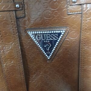 GUESS Triangle Logo Tote